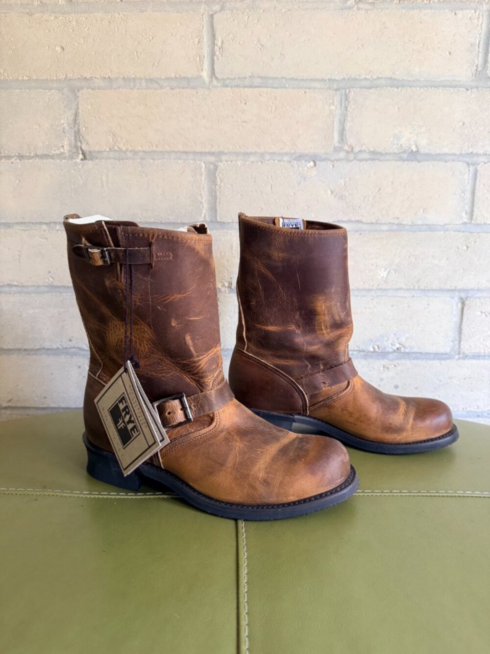 Frye Engineer 12R brown boot size 11M womens NIB - Picture 9 of 14